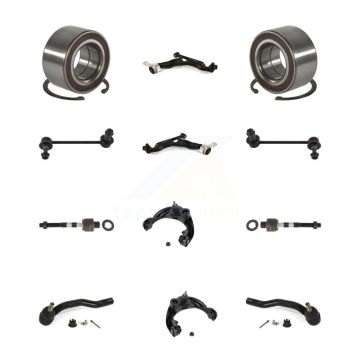 Front Lower Control Arm Upper Ball Joint Outer Inner Tie Rod Link Kit (12Pc) For Mazda 6 K7T-108629