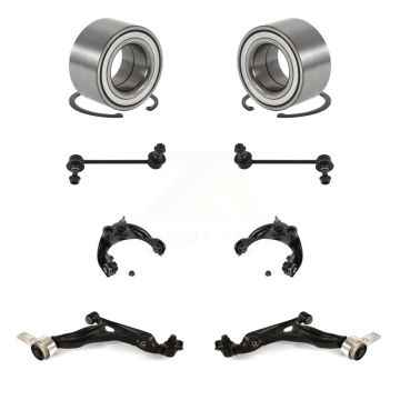 Front Bearing Lower Upper Control Arm with BJ & Link Kit (8Pc) For 2009-2013 Mazda 6 3.7L K7T-108634