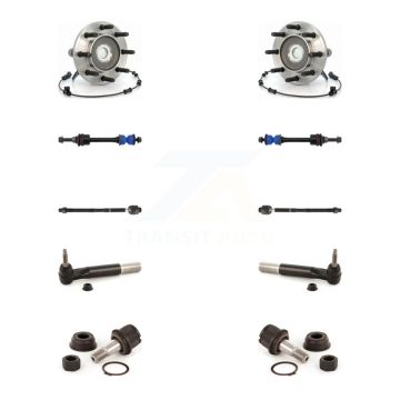 Front Bearing Lower Ball Joint Outer Inner Tie Rod Sway Bar Link Kit (10Pc) For Ram 3500 K7T-108639