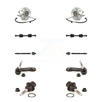 Front Bearing Lower Ball Joint Outer Inner Tie Rod & Link Kit (10Pc) For Ford Expedition K7T-108651