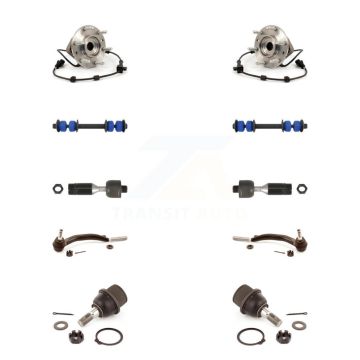 Front Bearing Lower Ball Joint Outer Inner Tie Rod Link Kit (10Pc) For Chevrolet GMC Saab K7T-108681