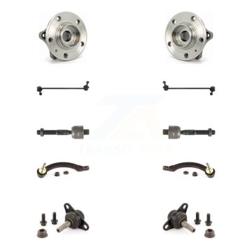 Front Bearing Lower Ball Joint Outer Inner Tie Rod Sway Bar Link Kit (10Pc) For Volvo S60 K7T-108697
