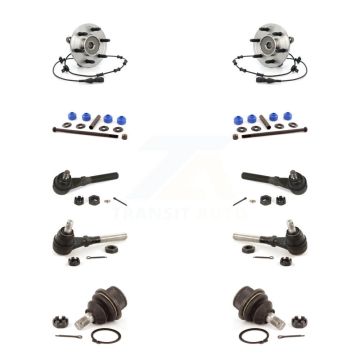 Front Bearing Lower Ball Joint Outer Inner Tie Rod & Link Kit (10Pc) For Ford Expedition K7T-108702