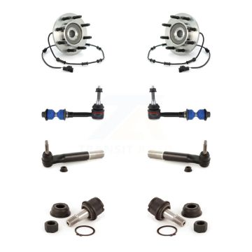 Front Bearing Lower Ball Joint Outer Tie Rod & Link Kit (8Pc) For Dodge Ram 3500 2500 4WD K7T-108723