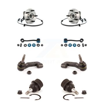 Front Bearing Lower Ball Joint Outer Tie Rod Link Kit (8Pc) For Jeep Liberty Dodge Nitro K7T-108724