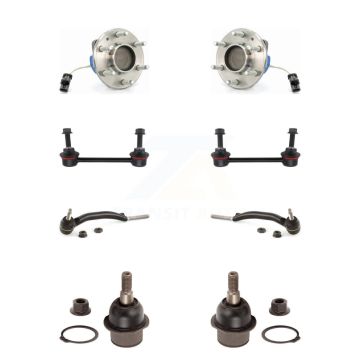 Front Bearing Lower Ball Joint Outer Tie Rod & Link Kit (8Pc) For 04-09 Cadillac SRX RWD K7T-108728