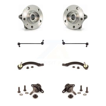 Front Hub Bearing Lower Ball Joint Outer Tie Rod End Link Kit (8Pc) For Volvo S60 V70 S80 K7T-108729
