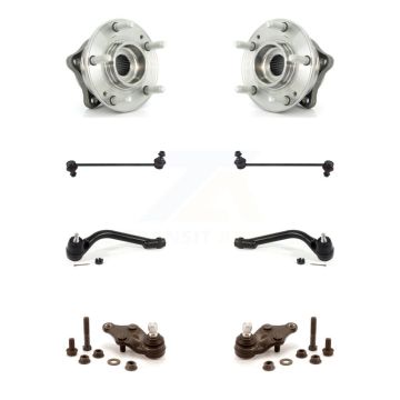 Front Bearing Lower Ball Joint Outer Tie Rod & Link Kit (8Pc) For Hyundai Santa Fe Sport K7T-108734