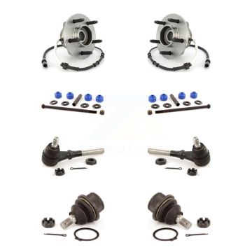 Front Hub Bearing Lower Ball Joint Outer Tie Rod & Sway Bar Link Kit (8Pc) For Ford F-150 K7T-108740