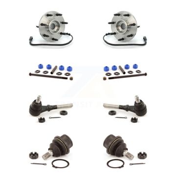 Front Hub Bearing Lower Ball Joint Outer Tie Rod & Sway Bar Link Kit (8Pc) For Ford F-150 K7T-108742