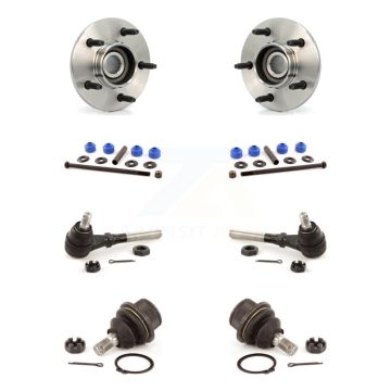 Front Hub Bearing Lower Ball Joint Outer Tie Rod & Sway Bar Link Kit (8Pc) For Ford F-150 K7T-108744