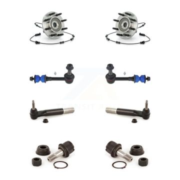Front Bearing Lower Ball Joint Outer Tie Rod & Sway Bar Link Kit (8Pc) For Dodge Ram 1500 K7T-108750