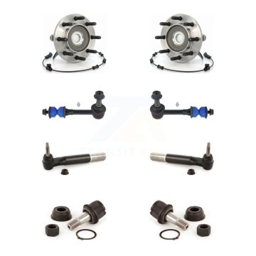 Front Bearing Lower Ball Joint Outer Tie Rod & Sway Bar Link Kit (8Pc) For Dodge Ram 3500 K7T-108753