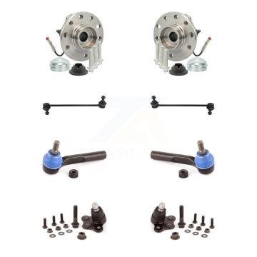 Front Bearing Lower Ball Joint Outer Tie Rod & Link Kit (8Pc) For 2008-2009 Saturn Astra K7T-108759