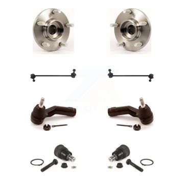 Front Bearing Assembly Lower Ball Joint Outer Tie Rod Sway Bar Link Kit (8Pc) For Mazda 3 K7T-108760