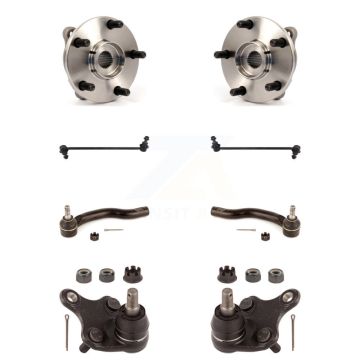 Front Hub Bearing Lower Ball Joint Outer Tie Rod Link Kit (8Pc) For Toyota RAV4 Scion tC K7T-108763