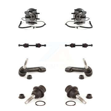 Front Hub Bearing Lower Ball Joint Outer Tie Rod & Sway Bar Link Kit (8Pc) For Ford F-150 K7T-108767