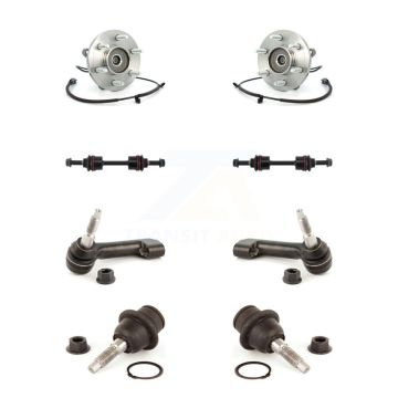 Front Hub Bearing Lower Ball Joint Outer Tie Rod & Sway Bar Link Kit (8Pc) For Ford F-150 K7T-108768