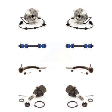 Front Bearing Lower Ball Joint Outer Tie Rod Link Kit (8Pc) For Chevrolet Trailblazer GMC K7T-108774