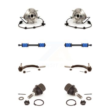 Front Bearing Lower Ball Joint Outer Tie Rod Link Kit (8Pc) For Chevrolet Trailblazer GMC K7T-108775