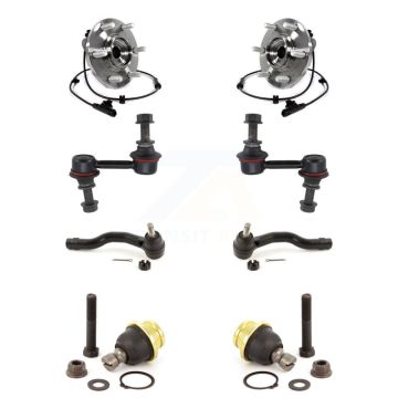 Front Bearing Lower Ball Joint Outer Tie Rod Link Kit (8Pc) For INFINITI QX80 Nissan QX56 K7T-108780
