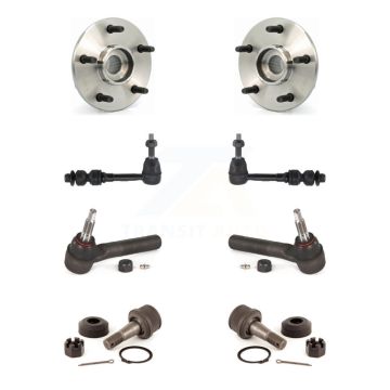 Front Bearing Lower Ball Joint Outer Tie Rod & Sway Bar Link Kit (8Pc) For Dodge Ram 1500 K7T-108783