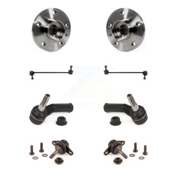 Front Hub Bearing Lower Ball Joint Outer Tie Rod & Link Kit (8Pc) For 2008-2009 Volvo V70 K7T-108799