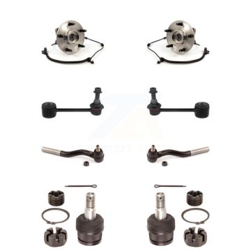 Front Bearing Lower Ball Joint Outer Tie Rod & Link Kit (8Pc) For 2007-2010 Jeep Wrangler K7T-108806
