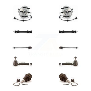 Front Bearing Lower Ball Joint Outer Inner Tie Rod Link Kit (10Pc) For Chevrolet GMC 1500 K7T-108828