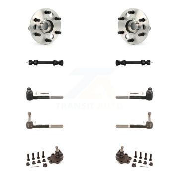 Front Bearing Lower Ball Joint Outer Inner Tie Rod & Link Kit (10Pc) For K1500 Chevrolet K7T-108832