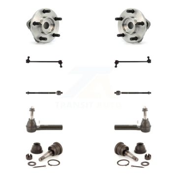 Front Bearing Lower Ball Joint Outer Inner Tie Rod Link Kit (10Pc) For Dodge Caravan Town K7T-108835