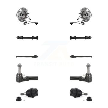 Front Bearing Lower Ball Joint Outer Inner Tie Rod Link Kit (10Pc) For GMC Sierra 3500 HD K7T-108839