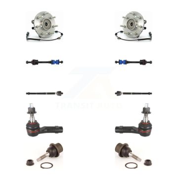Front Bearing Lower Ball Joint Outer Inner Tie Rod Link Kit (10Pc) For Ford F-150 Lincoln K7T-108841