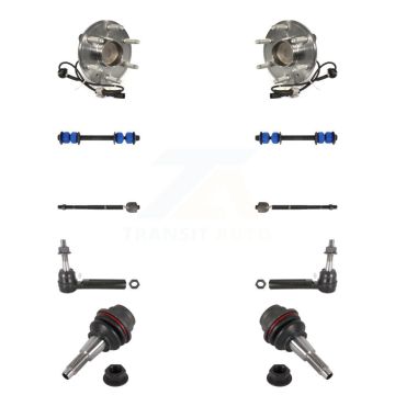 Front Bearing Lower Ball Joint Outer Inner Tie Rod Link Kit (10Pc) For Chevrolet GMC 1500 K7T-108844