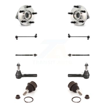Front Bearing Lower Ball Joint Outer Inner Tie Rod Link Kit (10Pc) For Chrysler 200 Dodge K7T-108854