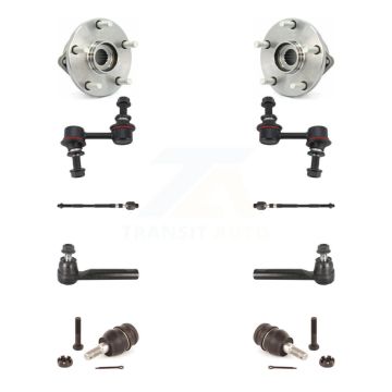 Front Hub Bearing Lower Ball Joint Outer Inner Tie Rod Link Kit (10Pc) For Subaru Tribeca K7T-108856