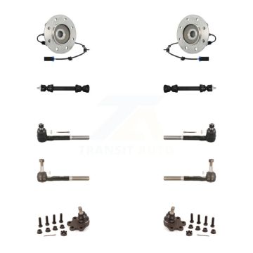 Front Bearing Lower Ball Joint Outer Inner Tie Rod & Link Kit (10Pc) For K2500 Chevrolet K7T-108861