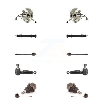 Front Bearing Lower Ball Joint Outer Inner Tie Rod Link Kit (10Pc) For GMC Chevrolet 2500 K7T-108871