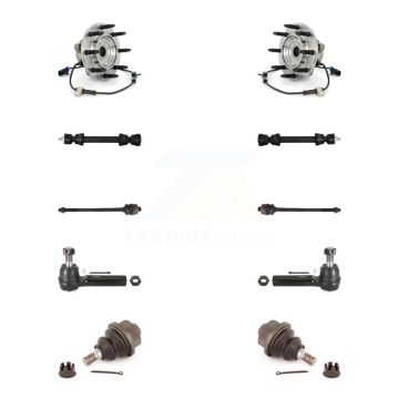 Front Bearing Lower Ball Joint Outer Inner Tie Rod Link Kit (10Pc) For GMC Chevrolet 2500 K7T-108872