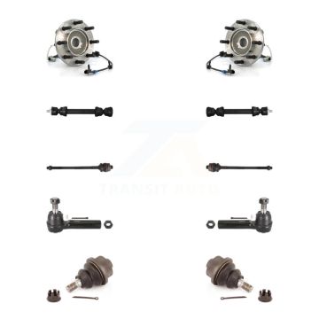 Front Bearing Lower Ball Joint Outer Inner Tie Rod Link Kit (10Pc) For Chevrolet GMC 3500 K7T-108873
