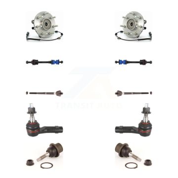 Front Bearing Lower Ball Joint Outer Inner Tie Rod Link Kit (10Pc) For 06 Ford F-150 4WD K7T-108888