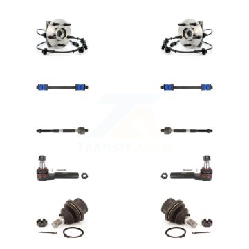 Front Bearing Lower Ball Joint Outer Inner Tie Rod Link Kit (10Pc) For Ford Ranger Mazda K7T-108898
