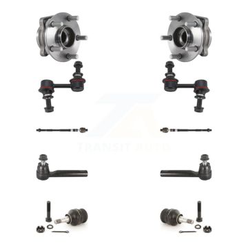 Front Bearing Lower Ball Joint Outer Inner Tie Rod Link Kit (10Pc) For Subaru Forester XV K7T-108909