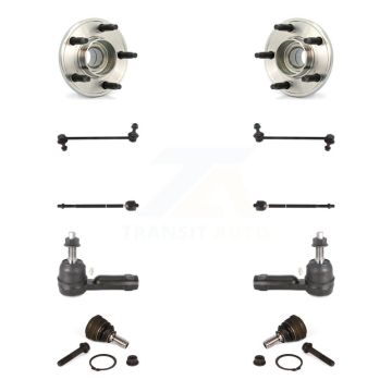 Front Hub Bearing Lower Ball Joint Outer Inner Tie Rod & Link Kit (10Pc) For Ford Mustang K7T-108913