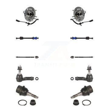 Front Bearing Lower Ball Joint Outer Inner Tie Rod & Link Kit (10Pc) For Ram 1500 Classic K7T-108918