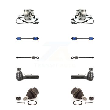 Front Bearing Lower Ball Joint Outer Inner Tie Rod Link Kit (10Pc) For Ford Explorer Trac K7T-108921