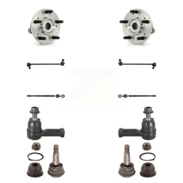 Front Bearing Lower Ball Joint Outer Inner Tie Rod Link Kit (10Pc) For Mitsubishi Eclipse K7T-108922
