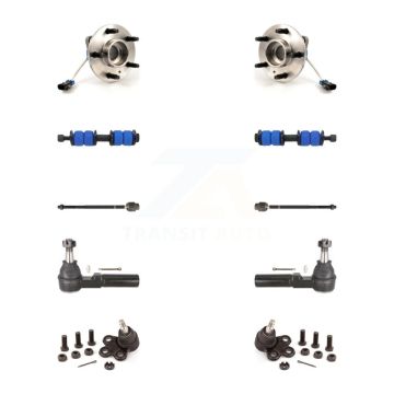 Front Bearing Lower Ball Joint Outer Inner Tie Rod & Link Kit (10Pc) For Chevrolet Impala K7T-108925