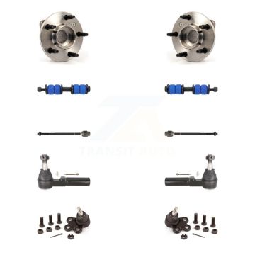 Front Bearing Lower Ball Joint Outer Inner Tie Rod & Link Kit (10Pc) For Chevrolet Impala K7T-108926