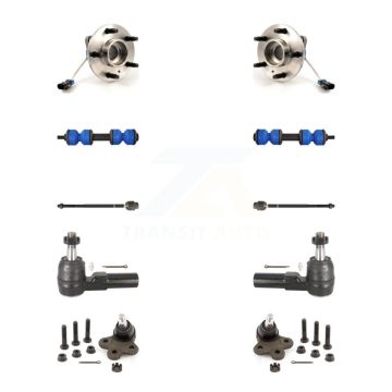 Front Bearing Lower Ball Joint Outer Inner Tie Rod Link Kit (10Pc) For Pontiac Bonneville K7T-108928